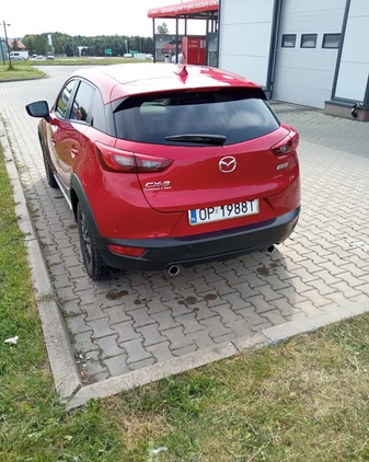 Mazda CX-3 cena 72000 przebieg: 80000, rok produkcji 2018 z Kłobuck małe 67